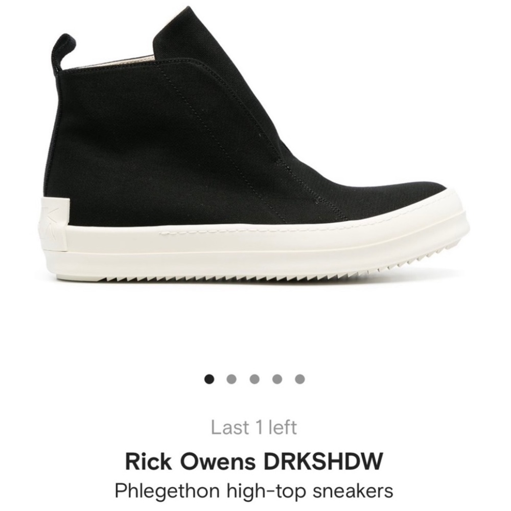 Rick Owens Phlegethon Slip on - Picture 6 of 6